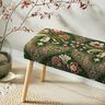 Dekostoff Gobelin Blumenornamente – grün/hellorange,  thumbnail number 6