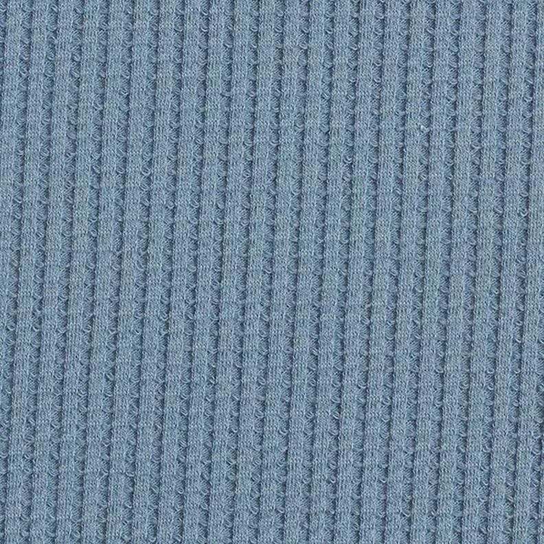 Baumwoll-Waffeljersey Uni – jeansblau,  image number 4