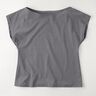 Baumwolljersey Medium Uni – schwarzblau,  thumbnail number 8