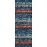 LANDLUST Sockenwolle „Bunte Ringel“, 100g | Lana Grossa – blau/rot,  thumbnail number 2