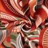 Dekostoff Gobelin abstrakte Halbkreise – terracotta/grün,  thumbnail number 3