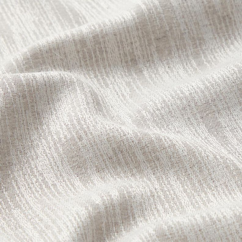 Dekostoff Jacquard abstraktes Gewebe recycelt – nebelgrau,  image number 2