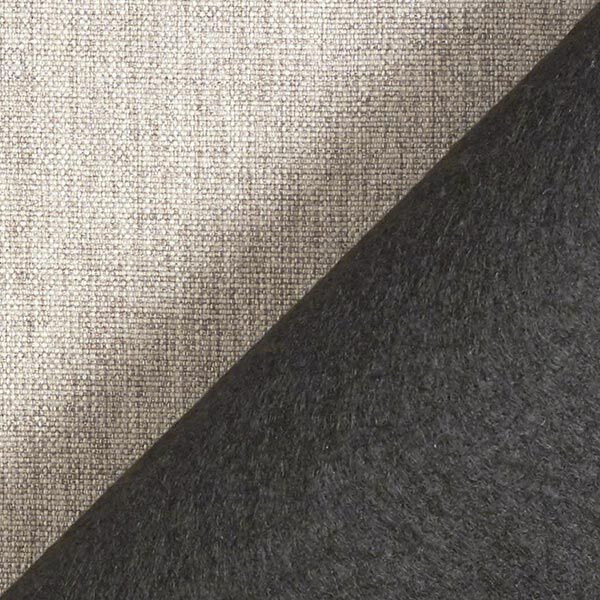 Polsterstoff feine Melange – dunkelbeige | Reststück 100cm