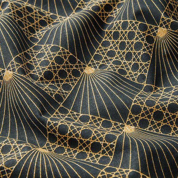 Baumwollstoff Cretonne Wienergeflecht – marineblau,  image number 2