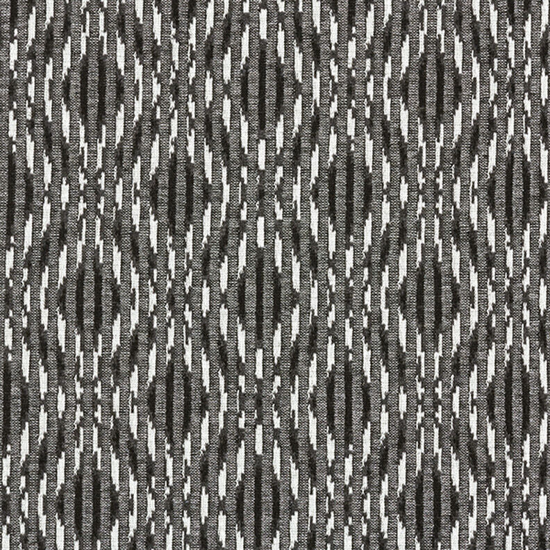 Leichter Strickstoff Rauten – schwarz/weiss, image number 1