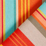 Outdoorstoff Canvas Streifen – orange/rot,  thumbnail number 4
