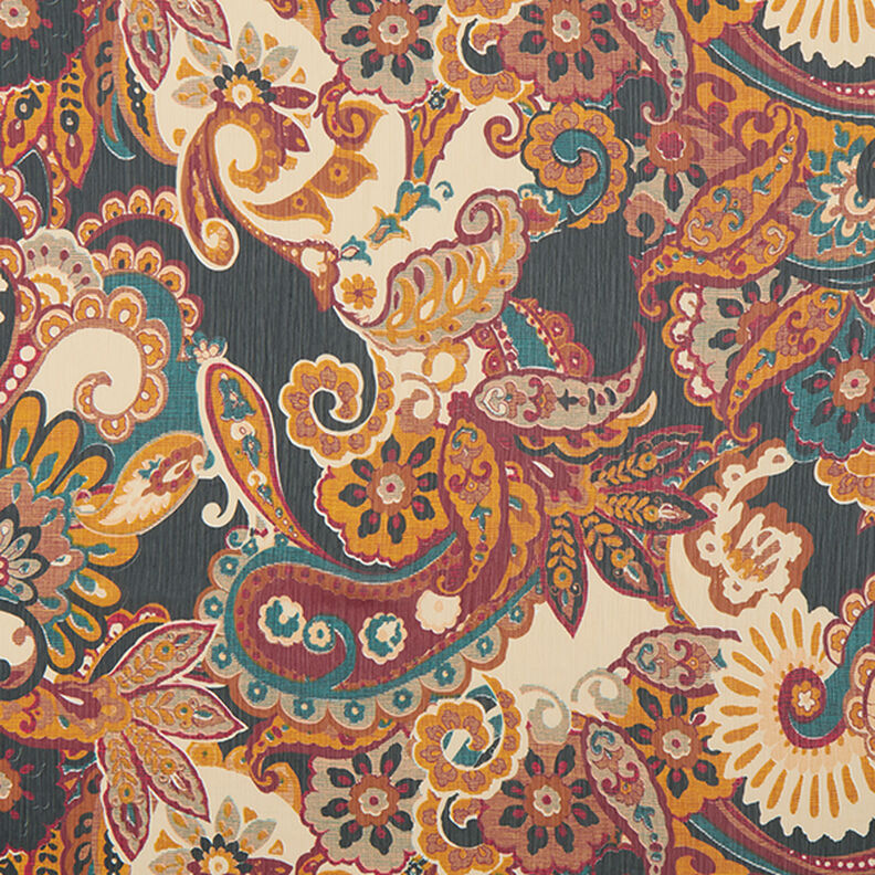 Crêpe Chiffon Paisley – beige,  image number 1