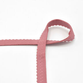 Elastisches Einfassband Spitze [20 mm] – altrosa, 