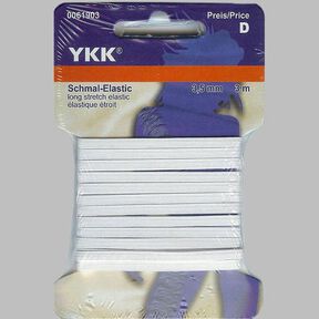 Schmal-Elastic [3m] – weiss | YKK, 