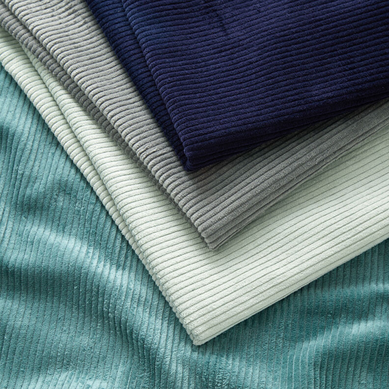 Breitcord vorgewaschen Uni – marineblau,  image number 7