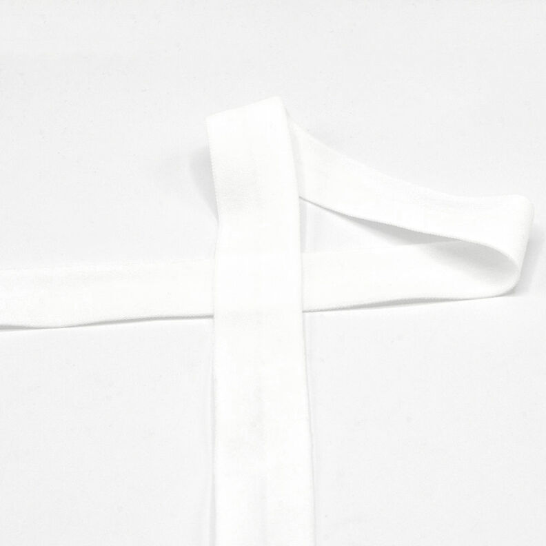 Elastisches Einfassband (Falzgummi) matt [20 mm] – wollweiss,  image number 1