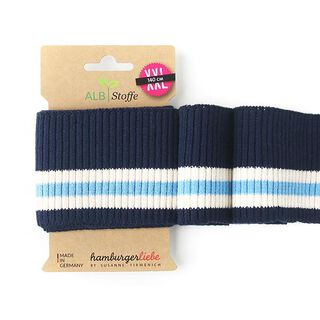 GOTS Bio Strickbündchen CUFF ME RIPPED [140 cm | 8 cm] | Albstoffe | Hamburger Liebe, 