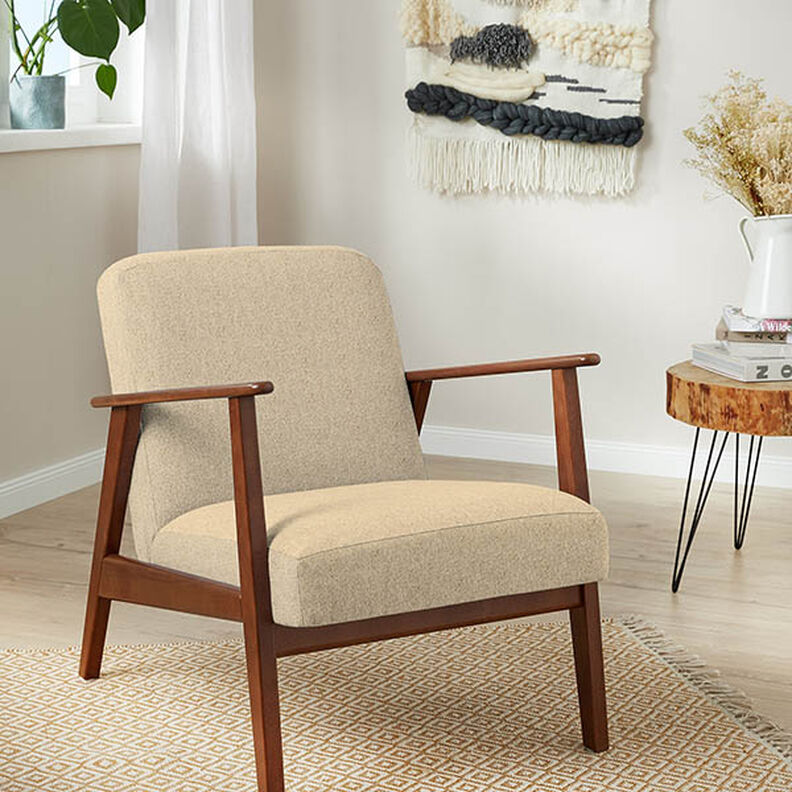 Polsterstoff Kunstfell – beige,  image number 4