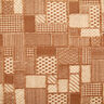 Mantelstrick expressives Muster – cashew/braun,  thumbnail number 1