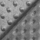 Kuschelfleece geprägte Punkte – grau,  thumbnail number 4