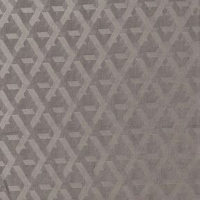 Futterstoff Jacquard geometrische Formen – grau, 