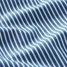 Baumwollpopeline Streifen – jeansblau/weiss,  thumbnail number 2