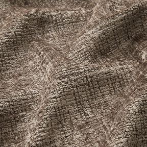 Polsterstoff Chenille Uni – taupe, 