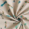 Baumwolljersey Retro-Rennautos – helltaupe,  thumbnail number 3