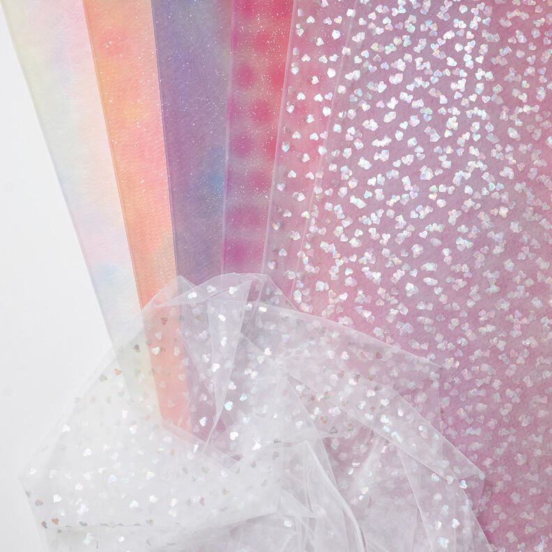 Softmesh Uni mit Glitzer – pink, image number 6