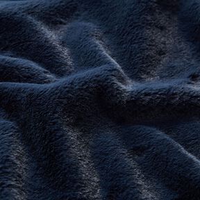 Hochwertiges, einfarbiges Kunstfell – marineblau, 