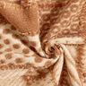Mantelstrick expressives Muster – cashew/braun,  thumbnail number 3