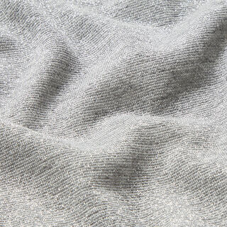 Glitzer Jersey Melange – silber, 