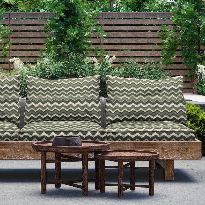 Outdoorstoff Canvas Zacken – pinie,  image number 6