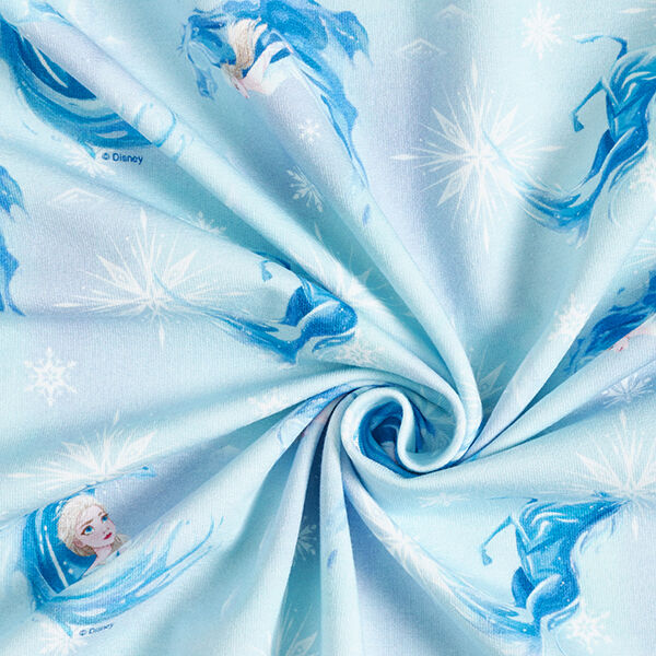 Sweatshirt angeraut Eiskönigin 2 | Disney – babyblau | Reststück 100cm