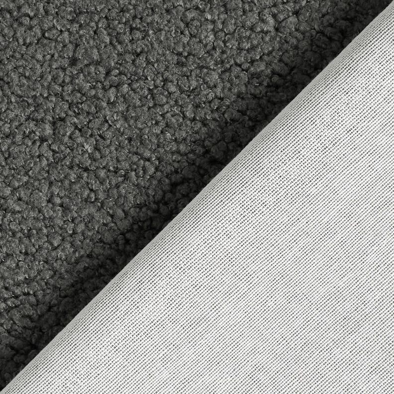 Polsterstoff Schaffelloptik – dunkelgrau,  image number 3