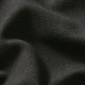 Dekostoff Canvas gewachst – schwarz, 
