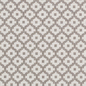 Outdoorstoff Jacquard Rauten – grau, 