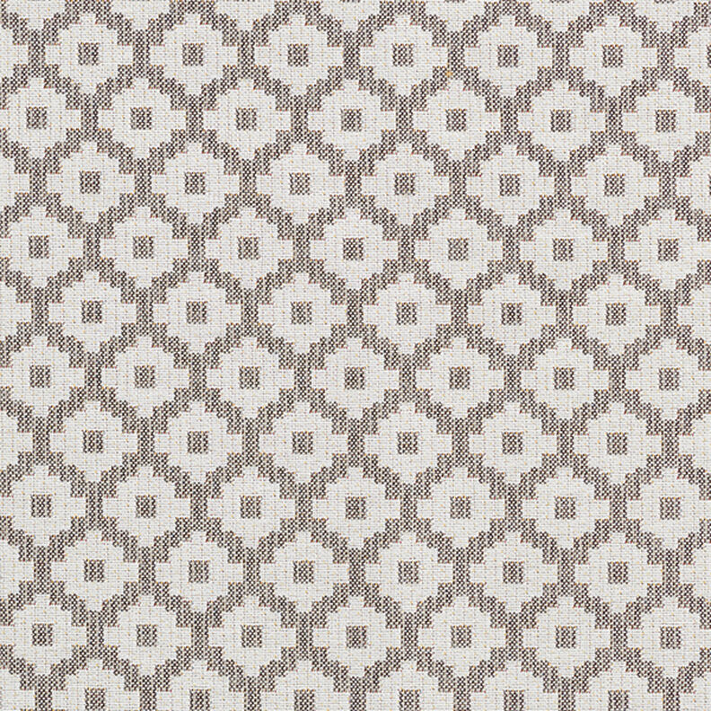 Outdoorstoff Jacquard Rauten – grau,  image number 1