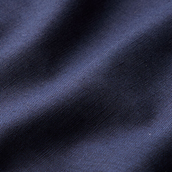 Leinen-Baumwoll-Mix einfarbig – marineblau,  image number 2