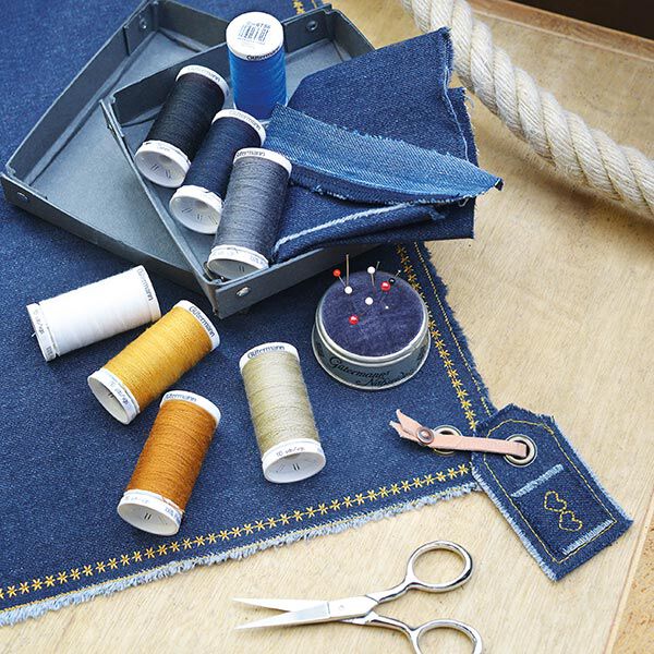 Nähfaden-Set Denim [ 100m | 6 Stück ] | Gütermann creativ – Farbmix,  image number 10