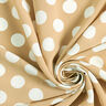 Kreppgewebe Polka Dots [2,5 cm] – beige,  thumbnail number 3