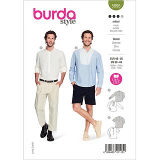 Hemd  | Burda 5895 | 46-56, 
