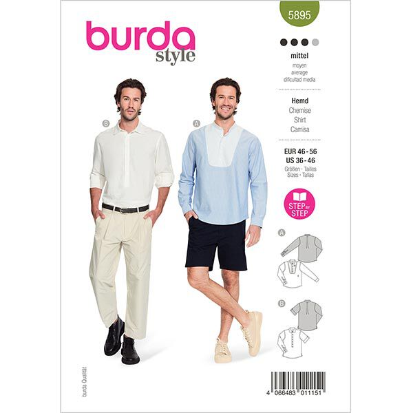 Hemd | Burda 5895 | 46-56, image number 1