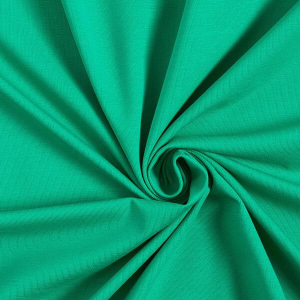 Baumwolljersey Medium Uni – grün | Reststück 50cm