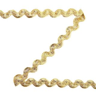 Zackenlitze Lurex [12 mm] - gold metallic, 