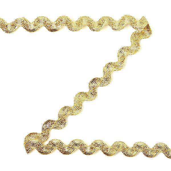 Zackenlitze Lurex [12 mm] - gold metallic,  image number 1