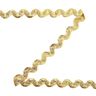 Zackenlitze Lurex [12 mm] - gold metallic,  thumbnail number 1