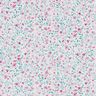 Baumwollstoff Popeline zarte Blümchen – pfefferminz/pastellviolett,  thumbnail number 1