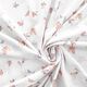 GOTS Baumwolljersey Aquarell-Blümchen – nebelgrau/roségold,  thumbnail number 3