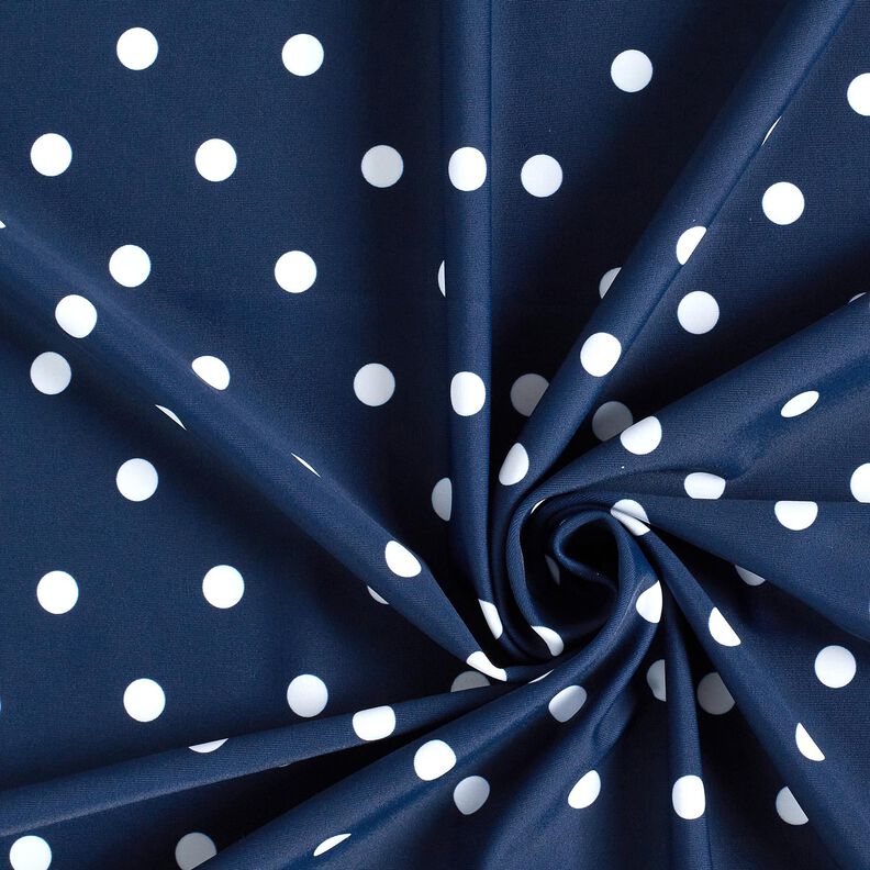 Badeanzugstoff Polkadots – marineblau/weiss,  image number 3