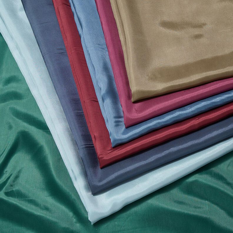 Acetatfutter Uni – wacholdergrün | Reststück 70cm,  image number 4