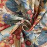 Dekostoff Halbpanama Blumen und Beeren – natur/karamell,  thumbnail number 3