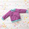 Leichter French Terry Uni – rotlila,  thumbnail number 11