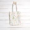 Dekostoff Halbpanama gezeichnete Wildblumen – weiss/rosa,  thumbnail number 8