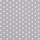 Baumwollpopeline mittellgroße Sterne – grau/weiss,  thumbnail number 1